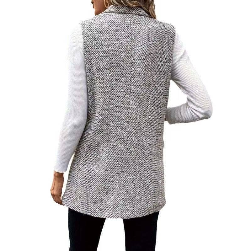 Tailored Vest (Gray)