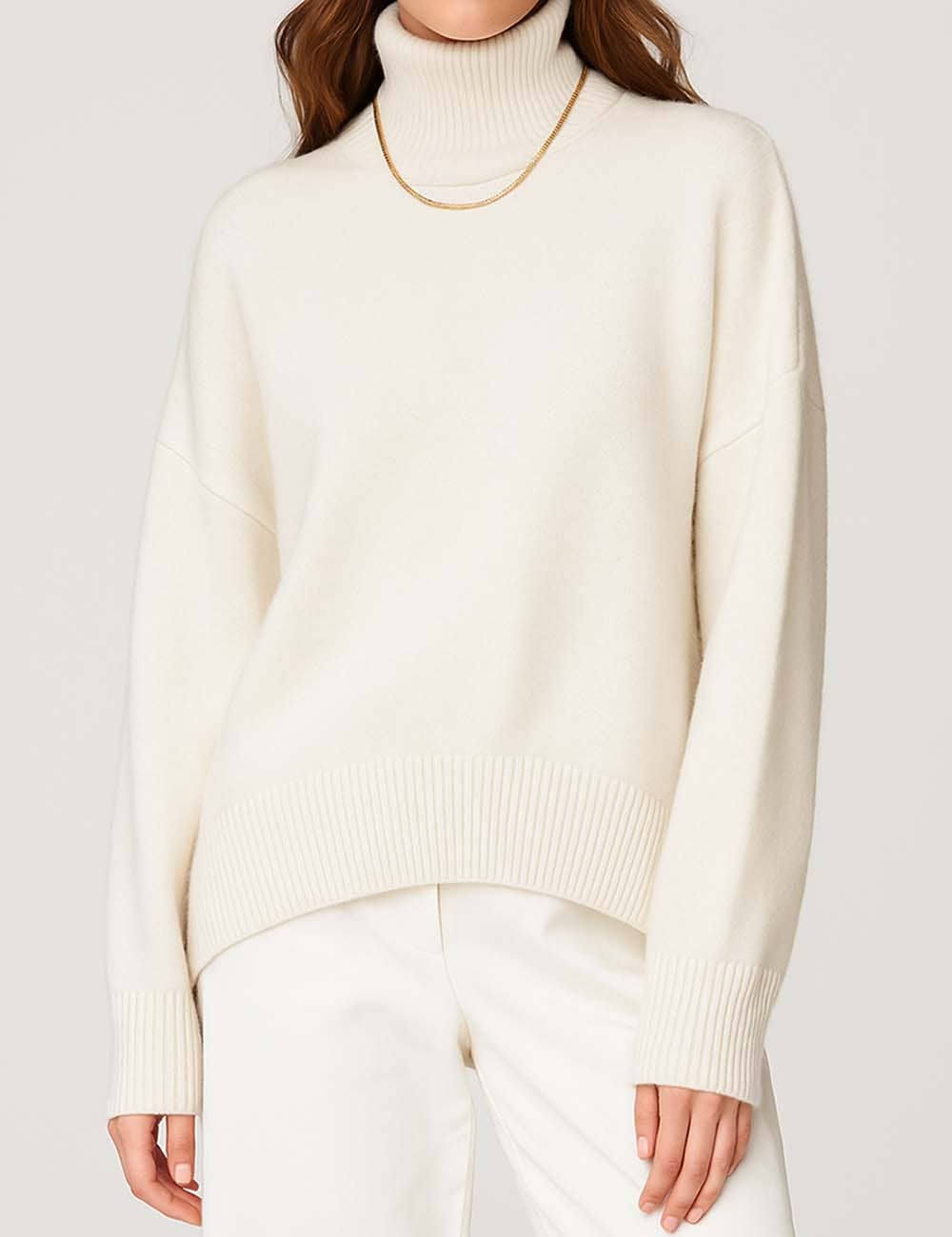 Sweater Turtleneck (Winter White)
