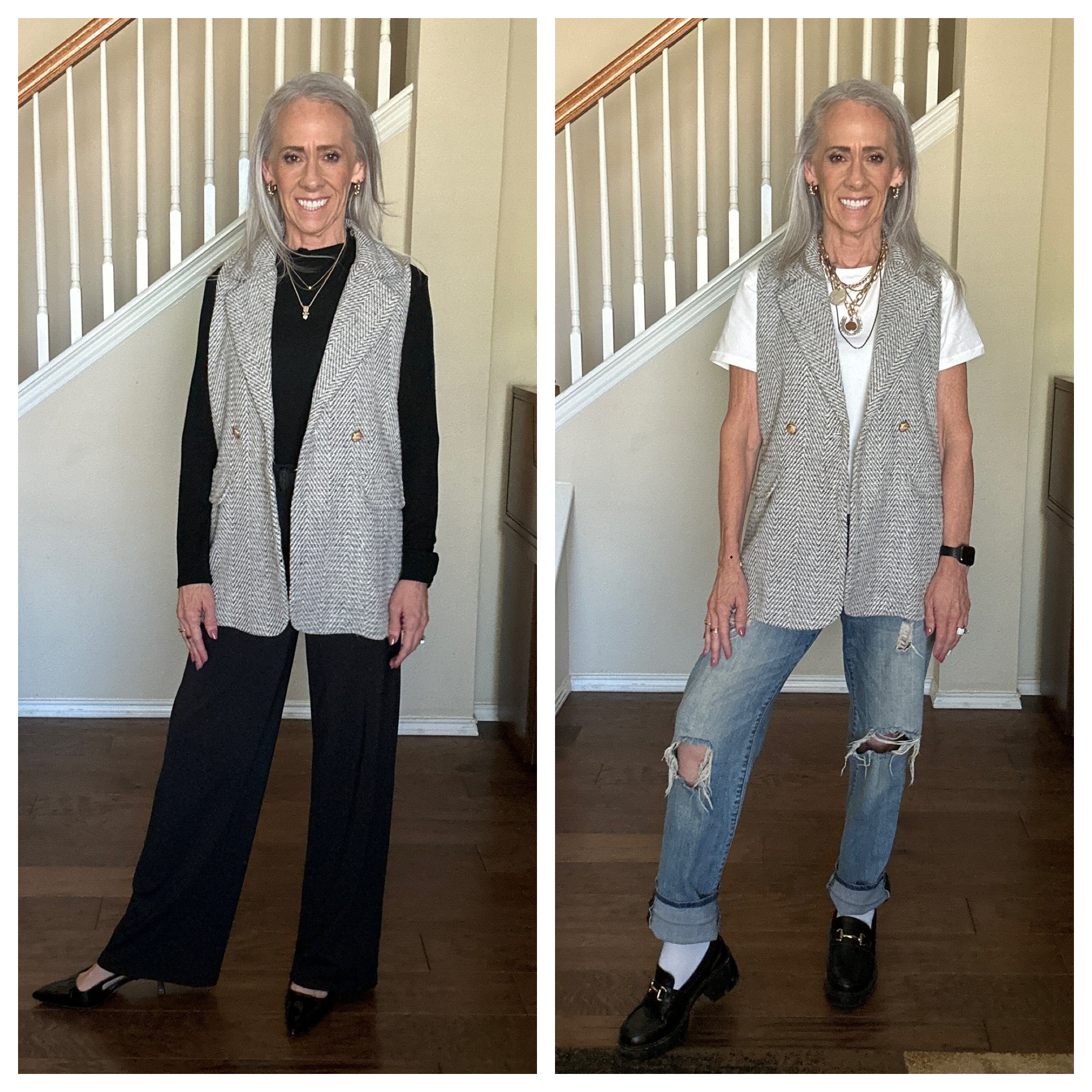 Tailored Vest (Gray)