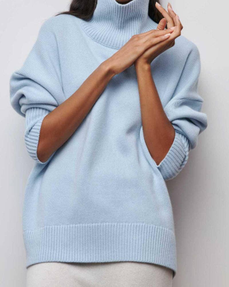 Sweater Turtleneck (Baby Blue)