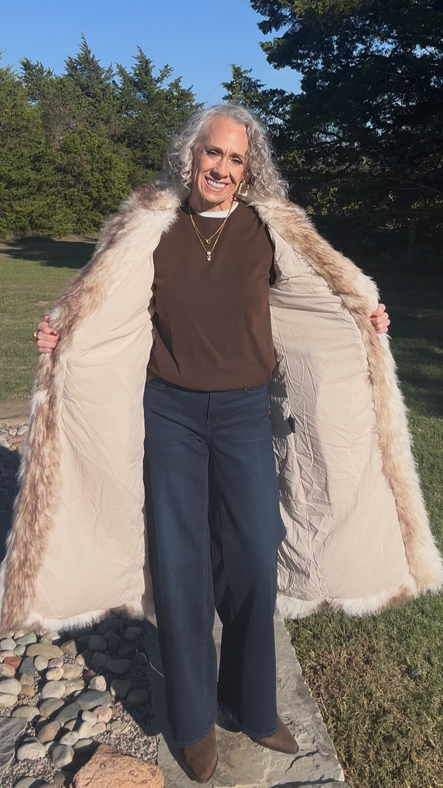The Aspen Faux Fur Coat