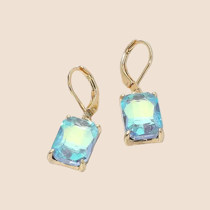 Jewel Tone Drop Earrings