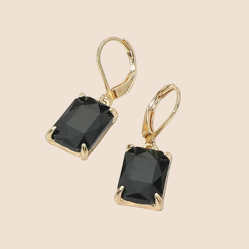 Jewel Tone Drop Earrings