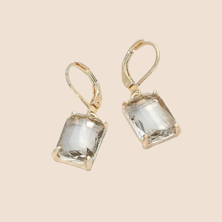 Jewel Tone Drop Earrings