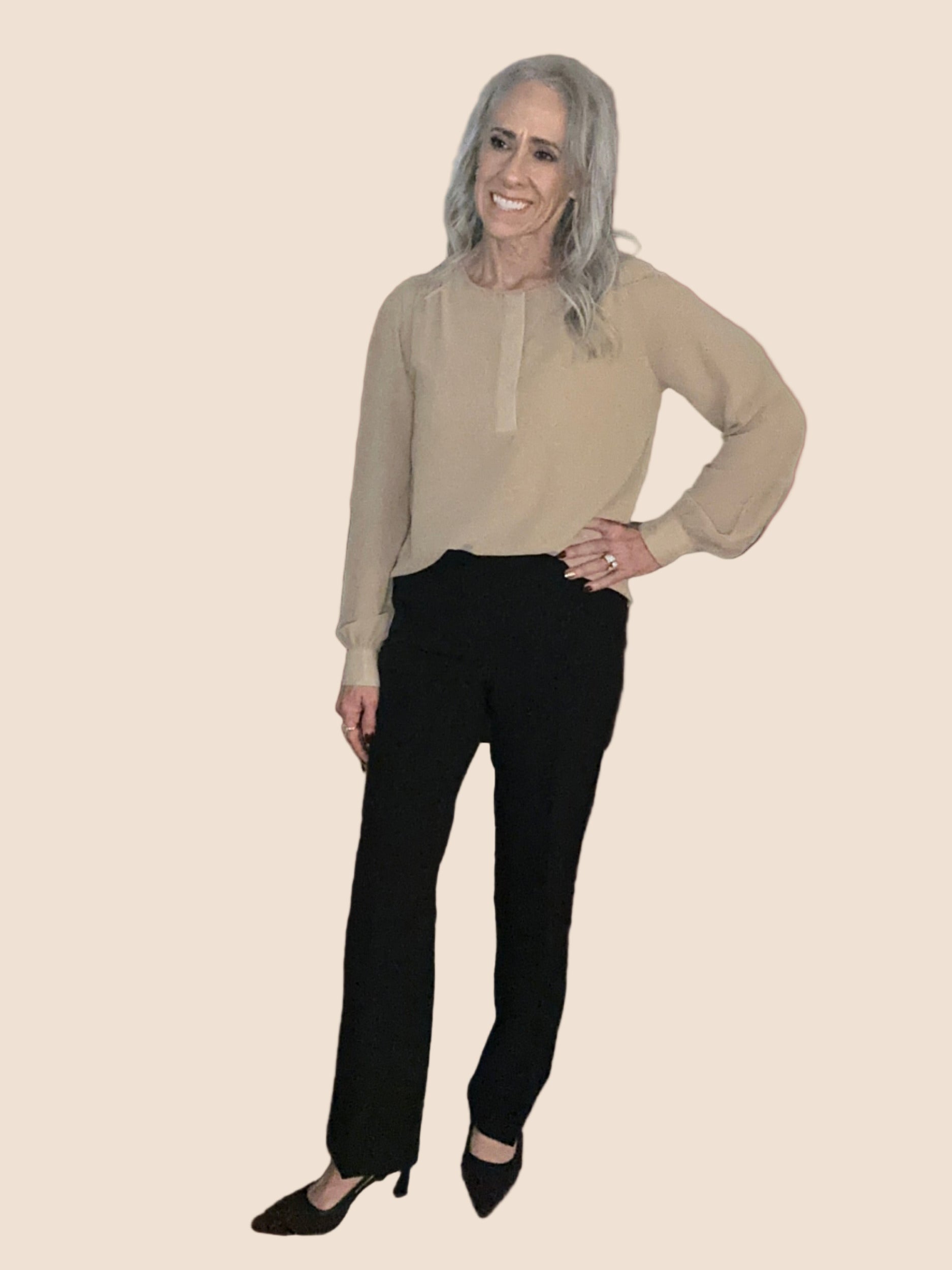 High Waist Trousers (Black)