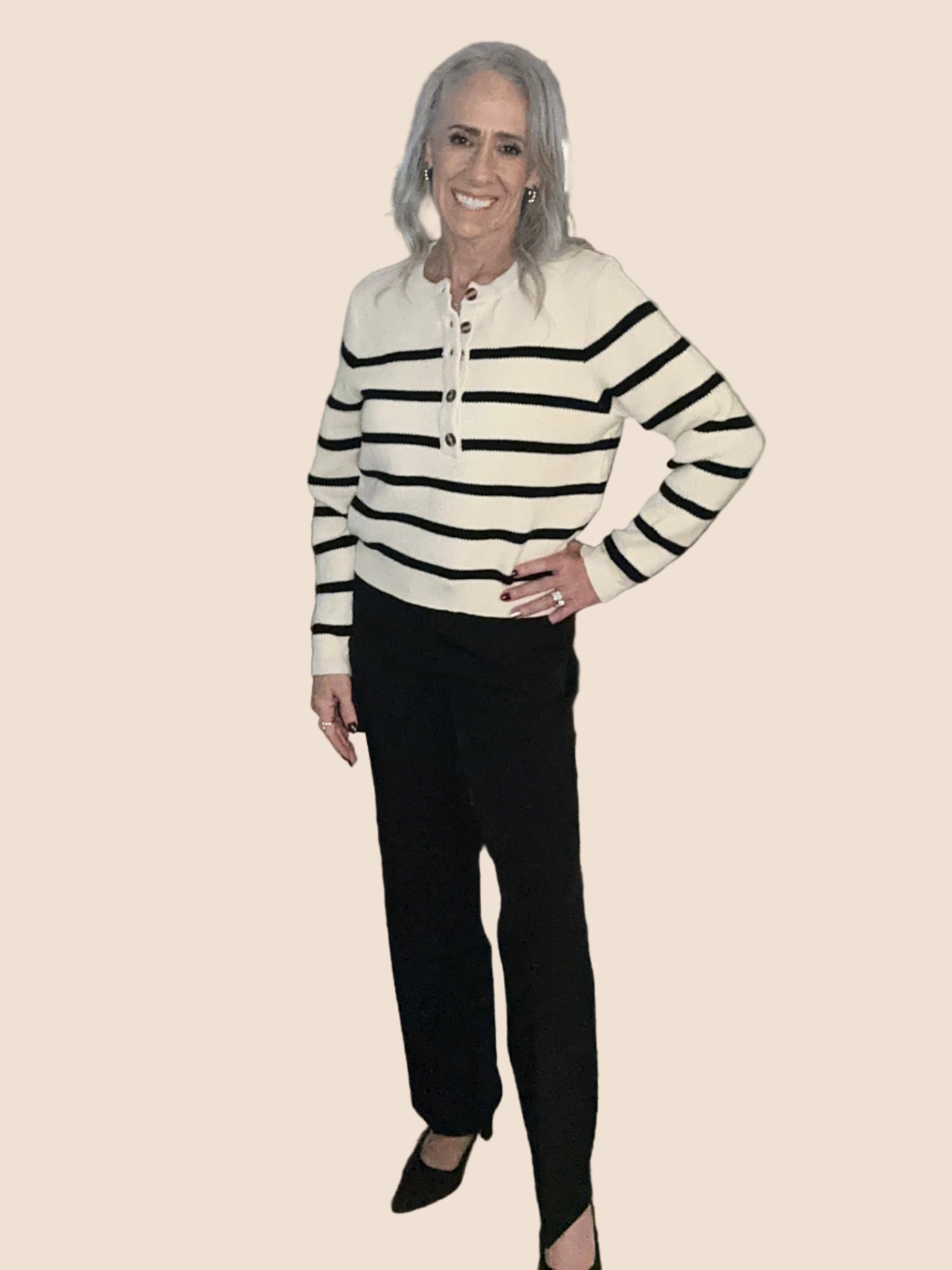 High Waist Trousers (Black)