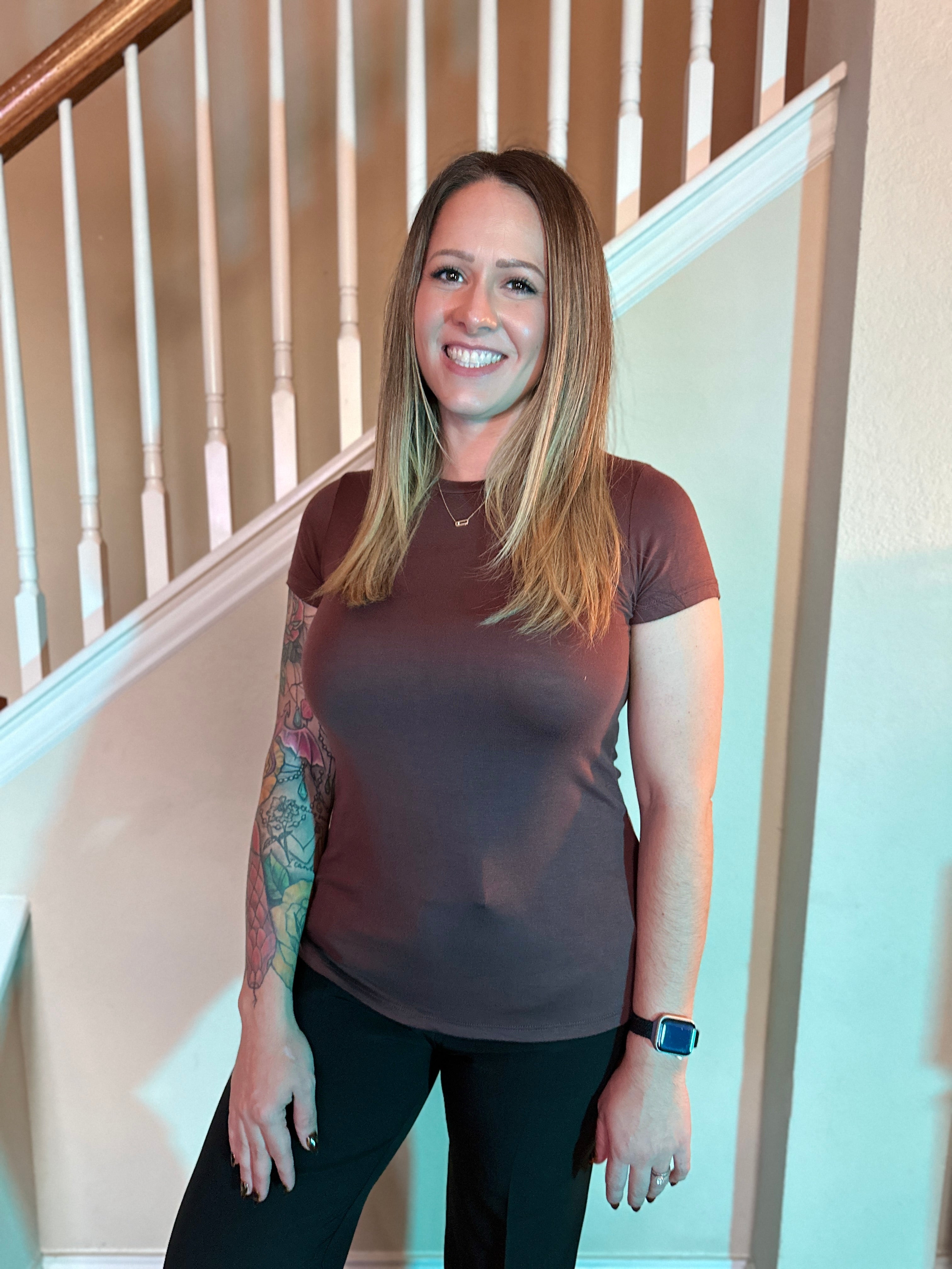 Short Sleeve Tee (Chocolate)