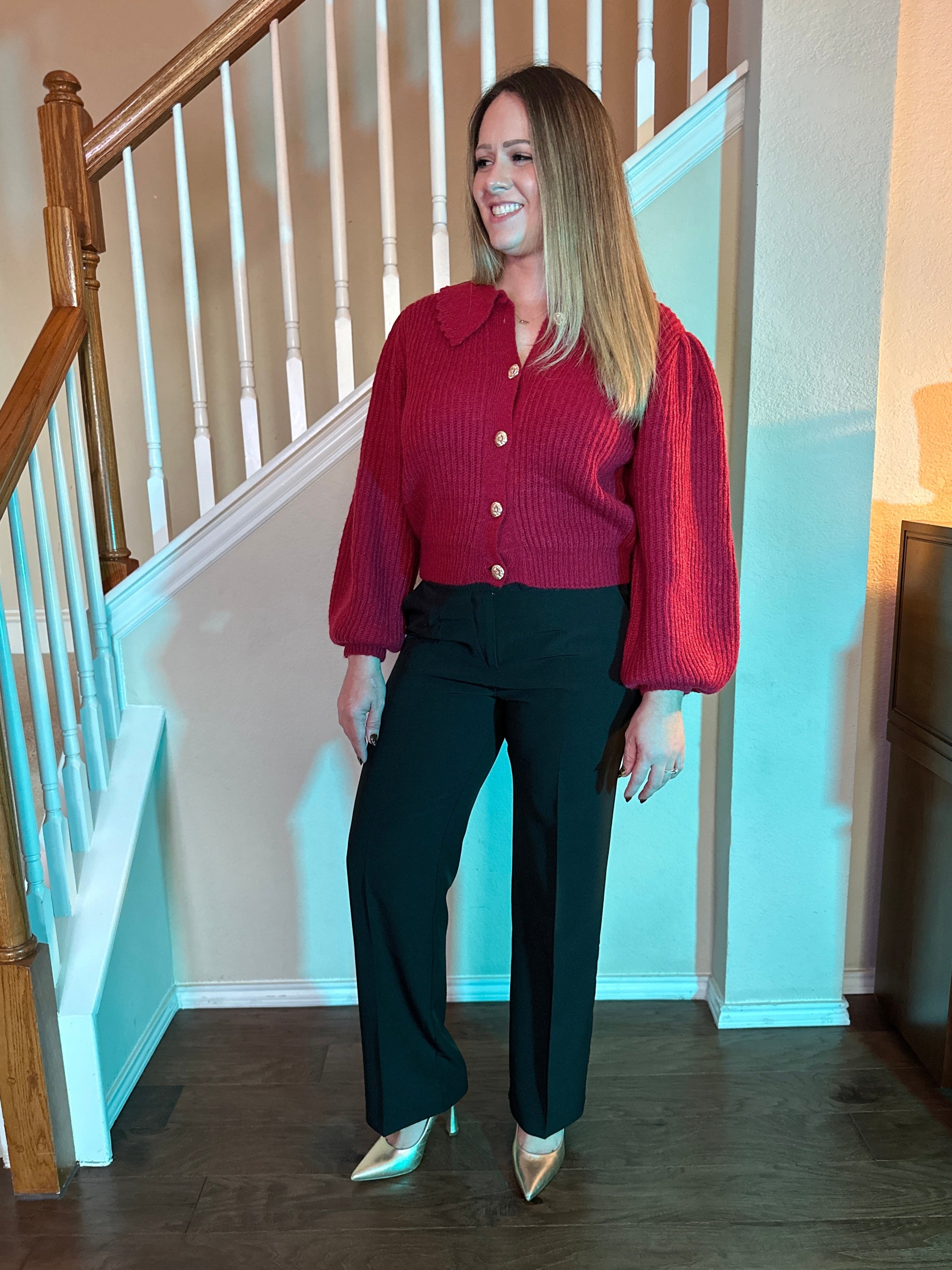 High Waist Trousers (Black)