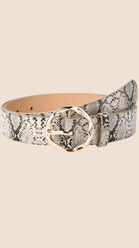 Animal Print Belt (Variants: Zebra, Leopard, and Snake)