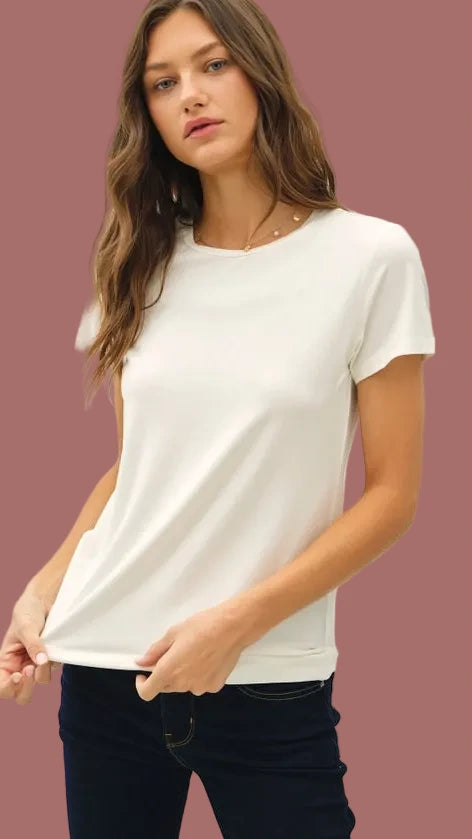 Be Soft Bamboo Modal Crewneck Tee