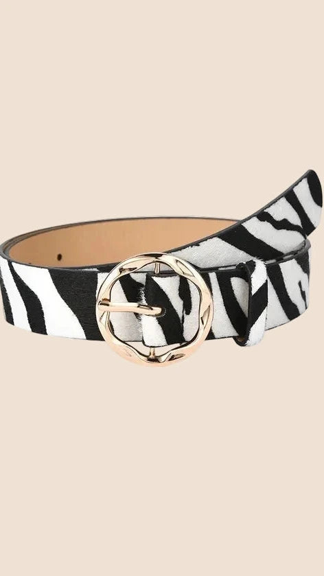 Animal Print Belt (Variants: Zebra, Leopard, and Snake)